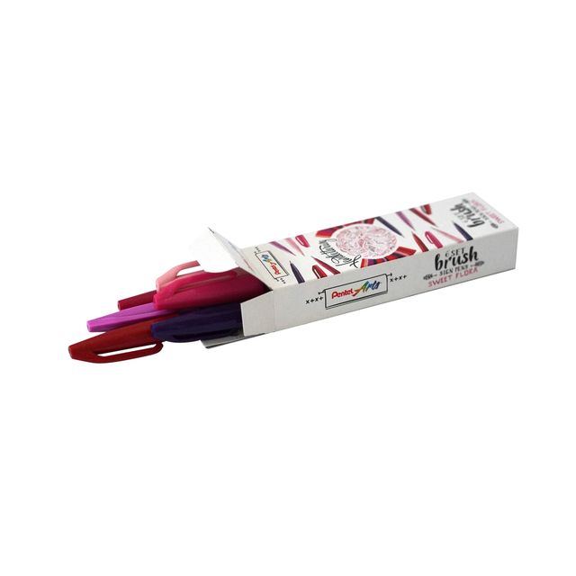 Pentel -  Brushpen  sign ses15c sweet flora assorti