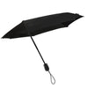 Impliva - Regenschirm STORMaxi® faltbar Ø 90cm Handverschluss winddicht schwarz