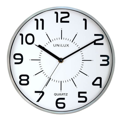 UNILUX - Horloge murale Pop gris