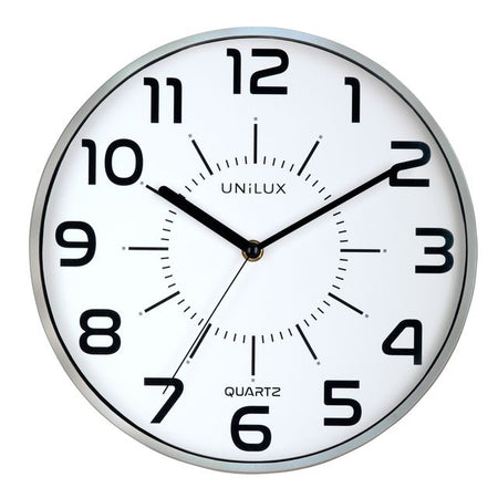 UNILUX - Horloge murale Pop gris