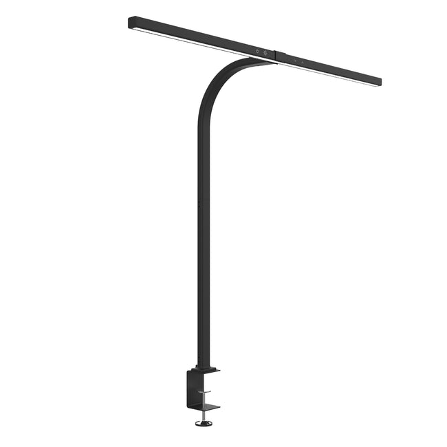 Unilux - Lampe de bureau Strata led pince de table noir