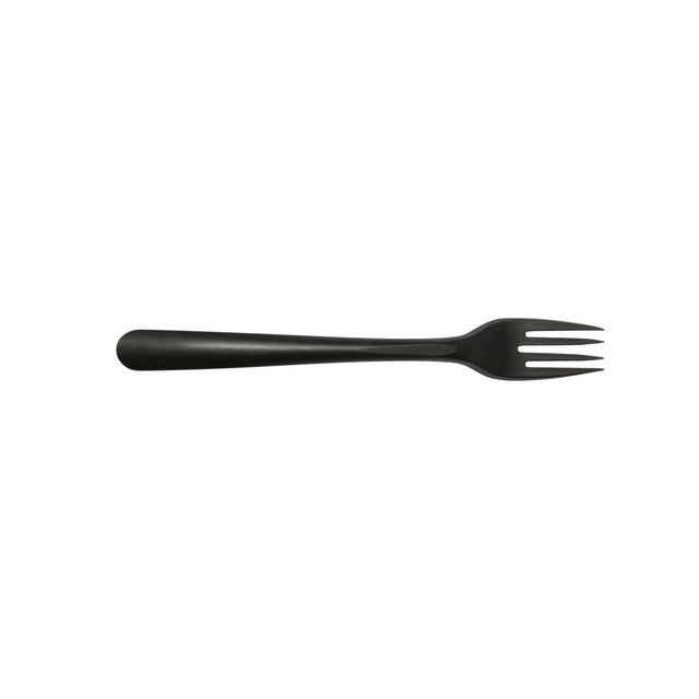 IEZZY Catering und Cate - Wiederverwendbare CPLA-Gabel 190 mm 50 Stück schwarz | 20 Stück