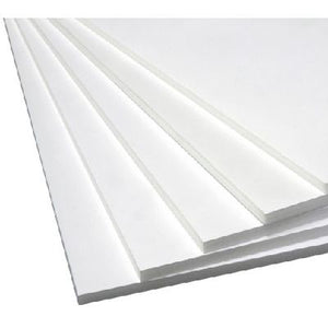 Klika - Panneau de mousse PVC mousse blanc 841x594x5,0 mm 5 pièces