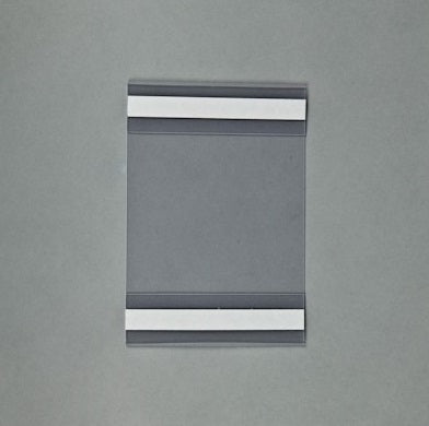 Klika - Porte-cartes en aluminium DIN A5 adhésif vertical 50 pièces