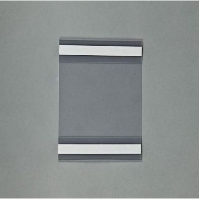 Klika - Porte-cartes en aluminium DIN A5 adhésif vertical