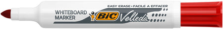 Bic - Marqueur pour tableau blanc Velleda 1711 rond grand rouge | 12 pièces