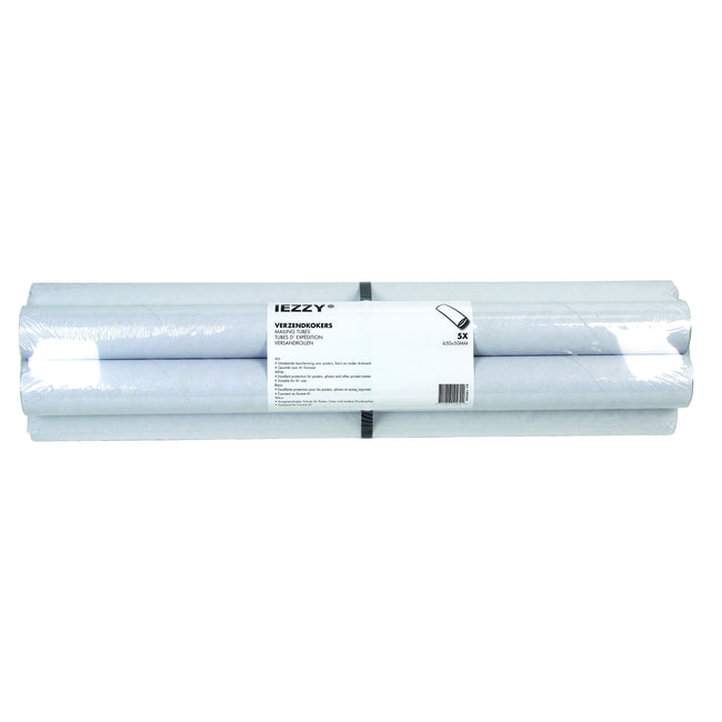 IEZZY - Tube d'expédition A1 650x50mm incl. bouchons 5 pièces