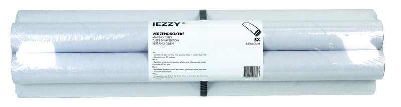 IEZZY - Tube d'expédition iezzy a1 650x50mm incl. casquettes | 30 pièces