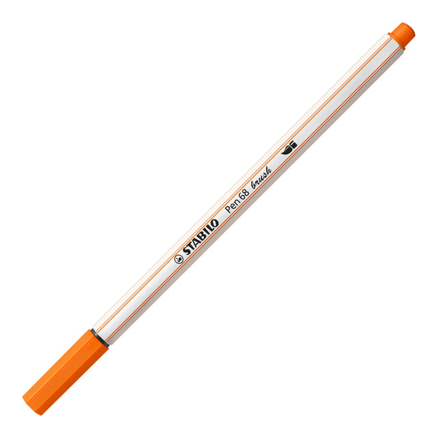 STABILO - Pinselstift 568/30 helles Zinnoberrot