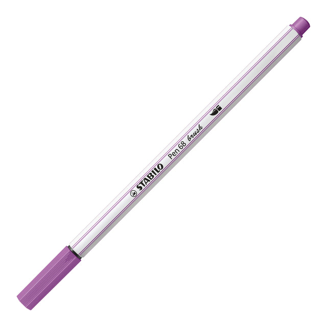 Stabilo -  Brushstift Pen 568/60 pruimenpaars
