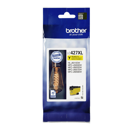 Brother - Tintenpatrone LC-427XLY gelb | 5 Stück