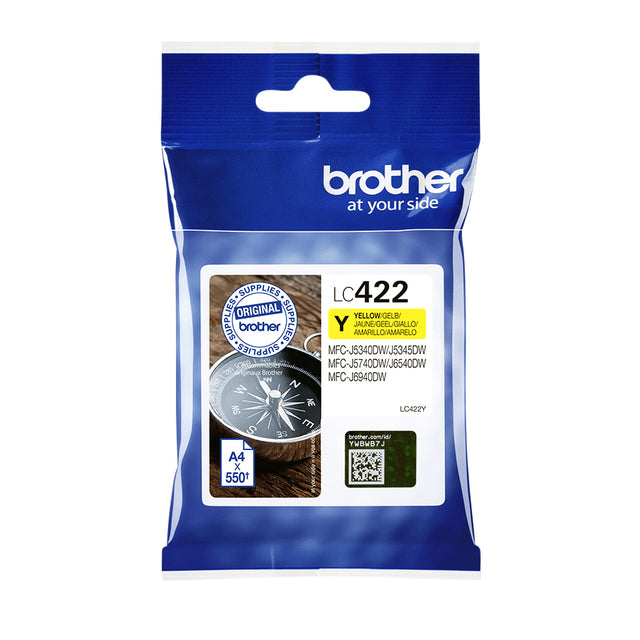 Brother -  LC-422Y inktcartridge 1 stuk(s) Origineel Geel