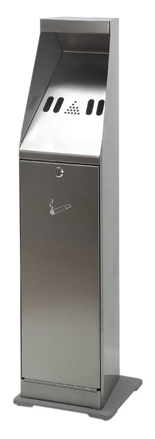 Vepa Bins - Cendrier colonne sur pied en acier inoxydable 31025411