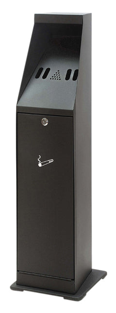 Vepa Bins - Cendrier colonne sur pied autoportant noir 31043774