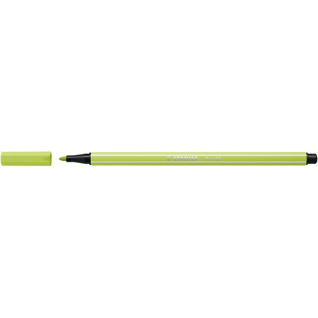 Stabilo - Feutre 68/14 touche moyenne de citron vert | 10 pièces