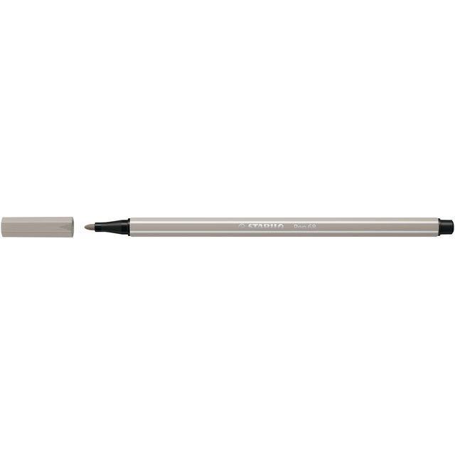 Stabilo -  Pen 68, premium viltstift, warm grijs, per stuk