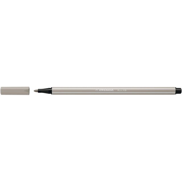 Stabilo - Felt -Tip Pen 68/93 M Gray chaud