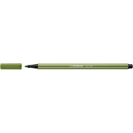 Stabilo -  Viltstift pen 68/35 m mosgroen | 10 stuks