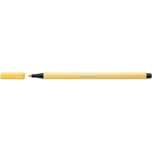 Stabilo - Filzstift Pen 68/23 mittel hellgelb | 10 Stück