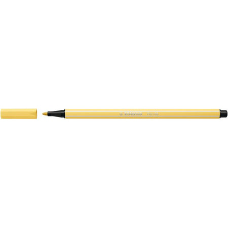 Stabilo - Filzstift Pen 68/23 mittel hellgelb | 10 Stück