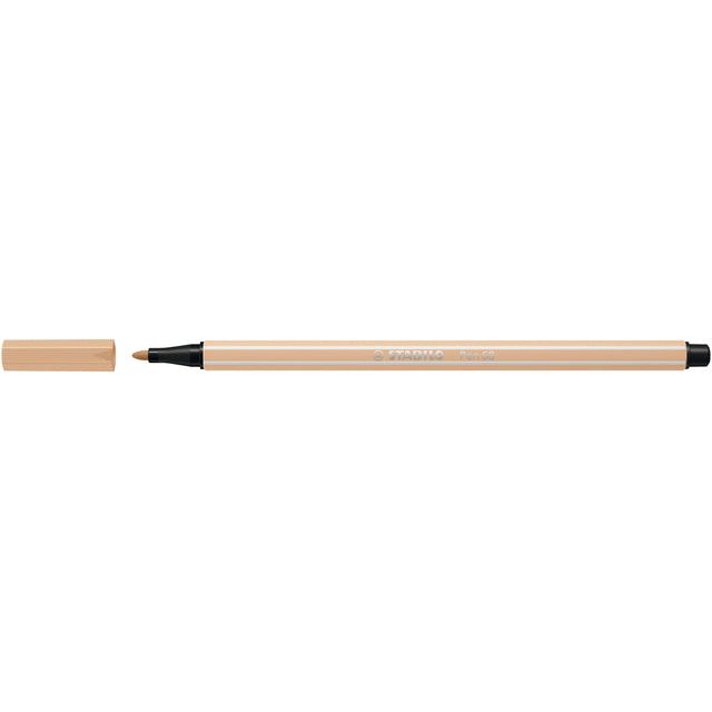 Stabilo - Viltstift pen 68/86 m nude | 10 stuks