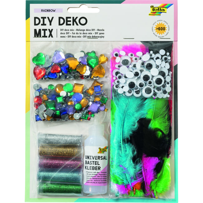 Folia Paper -  Decoratiemix folia diy 600-delig | 10 stuks