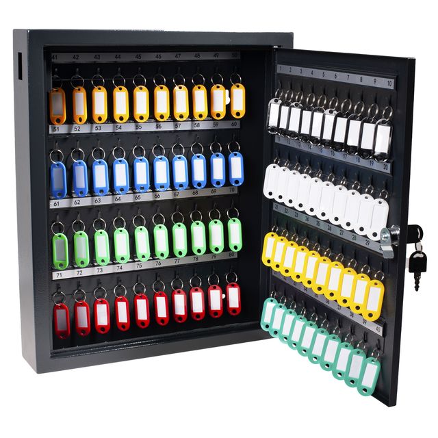 Pavo - Armoire à clés Deluxe 80 crochets 450x381x83mm