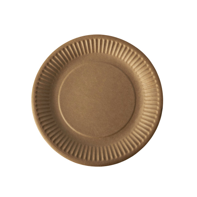 Papstar - Assiette 190mm carton marron 50 pièces
