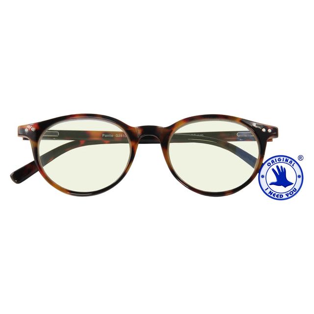 Quantore - Computerbrille Ich brauche Sie +1.00DPT Bluebreaker Brown