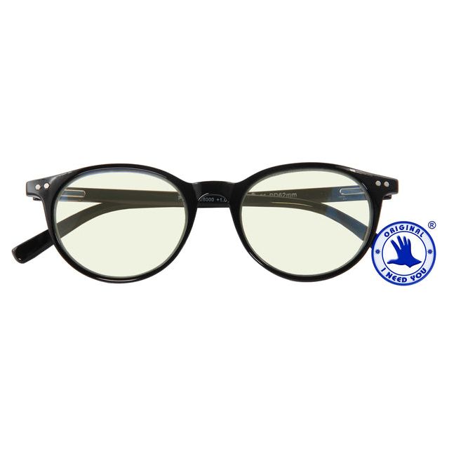 Quantore - Computerbrille Ich brauche Sie +3.00DPT Bluebreaker Schwarz