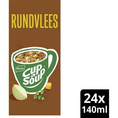 Cup A Soup -  Cup-a-Soup rundvlees, pak van 24 zakjes