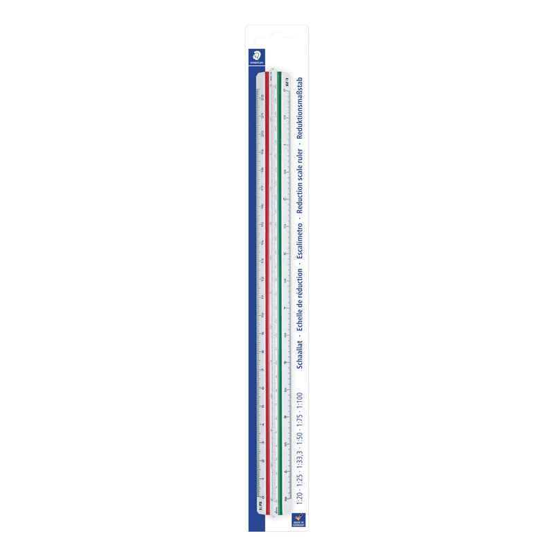 Staedtler - Règle graduée 561 300mm division formation | 6 pièces