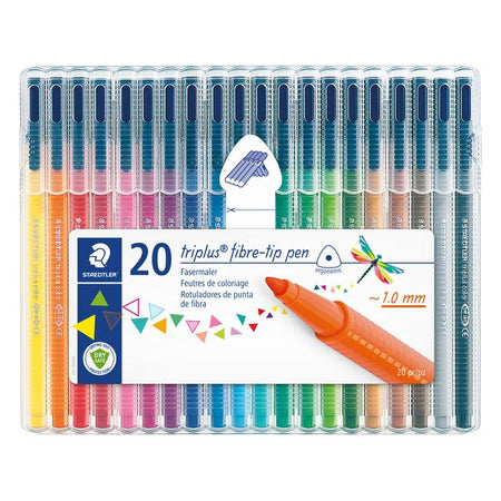 Staedtler - Marqueur de couleur 323 Triplus couleur avec 20 couleurs