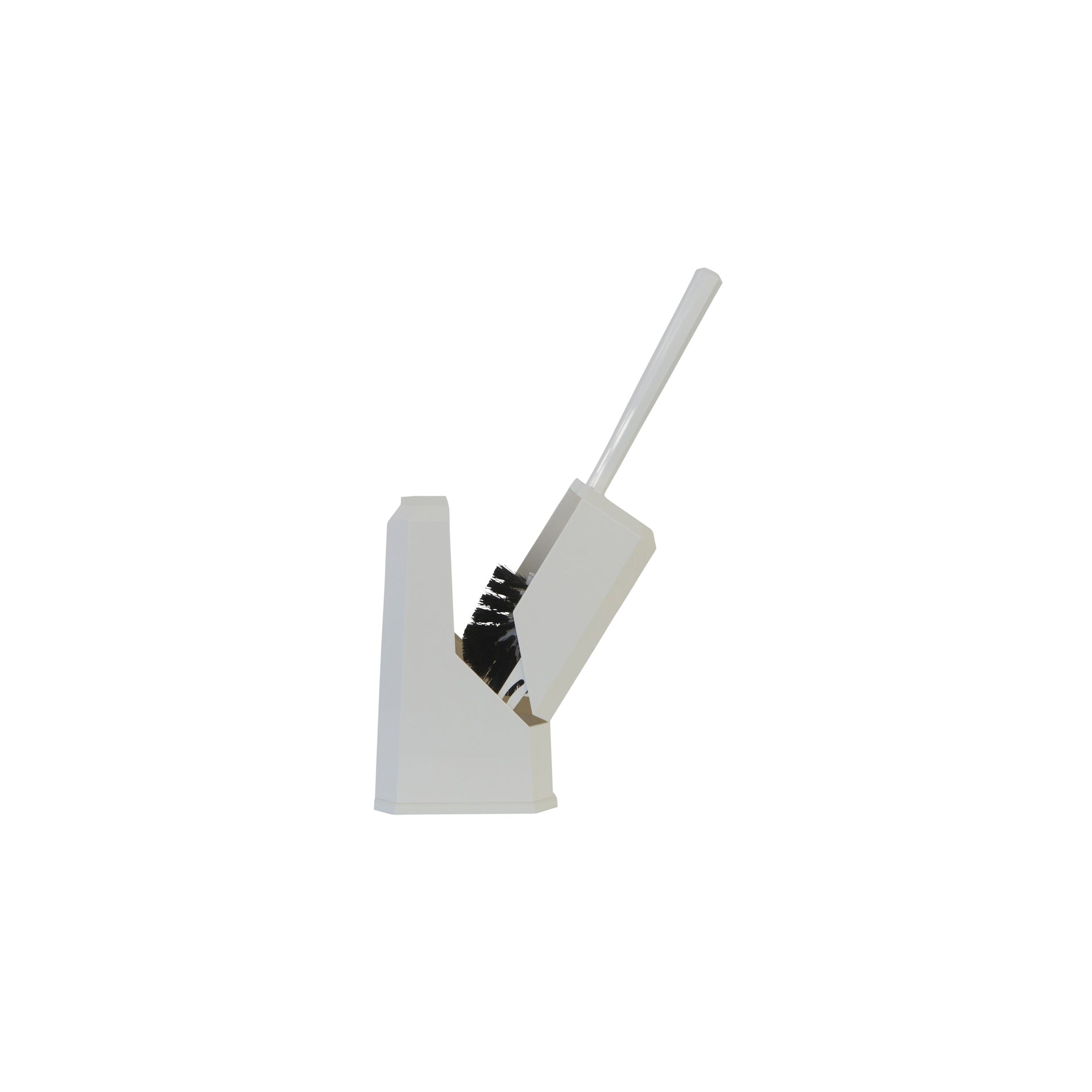 Cleaninq - Ensemble brosse WC blanc