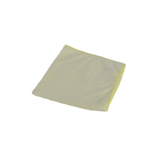 Cleaninq - Chiffon microfibre basic 38x38 cm jaune 5 pièces