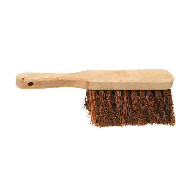 Cleaninq - Brosse à main noix de coco non laquée 30cm | 40 pièces