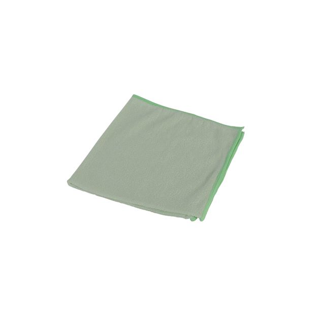 Cleaninq - Chiffon microfibre basic 38x38 cm vert 5 pièces