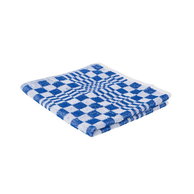 Cleaninq -  Keukendoek blok ca 50x50cm blauw | 12 stuks