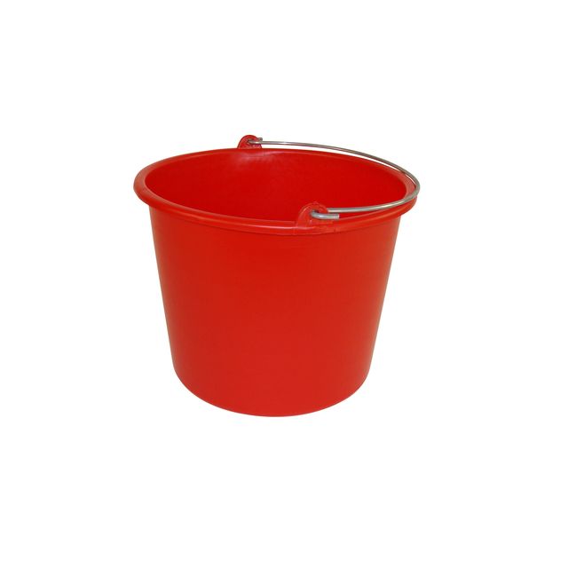 Cleaninq - Seau 12 litres rouge