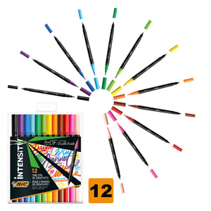 BIC -  Kleurstift  intensity dual-tip assorti