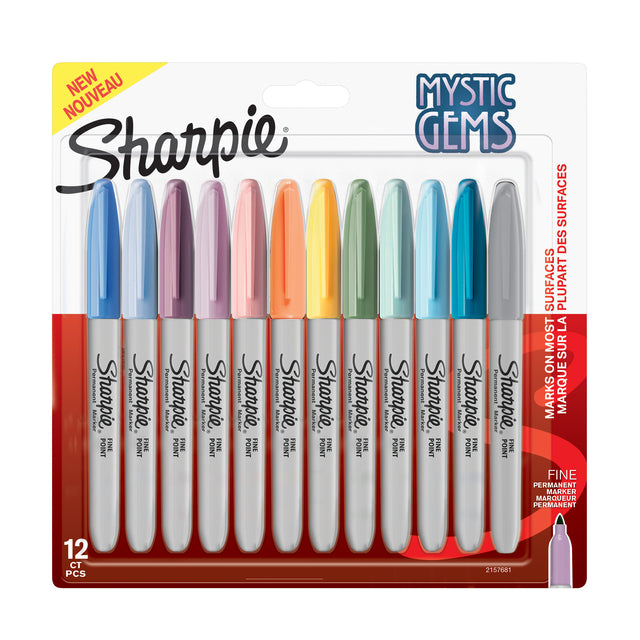 Sharpie - ie Mystic Gems permanente marker, blister van 12 stuk