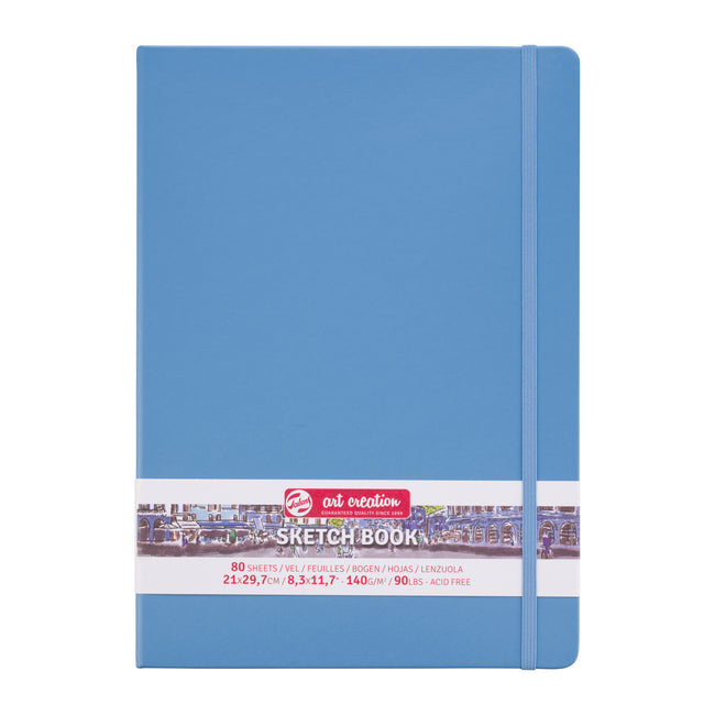 Talens Art Creation - Carnet de croquis Art Creation 80 feuilles blanches 140gr 210x300mm bleu | 5 pièces