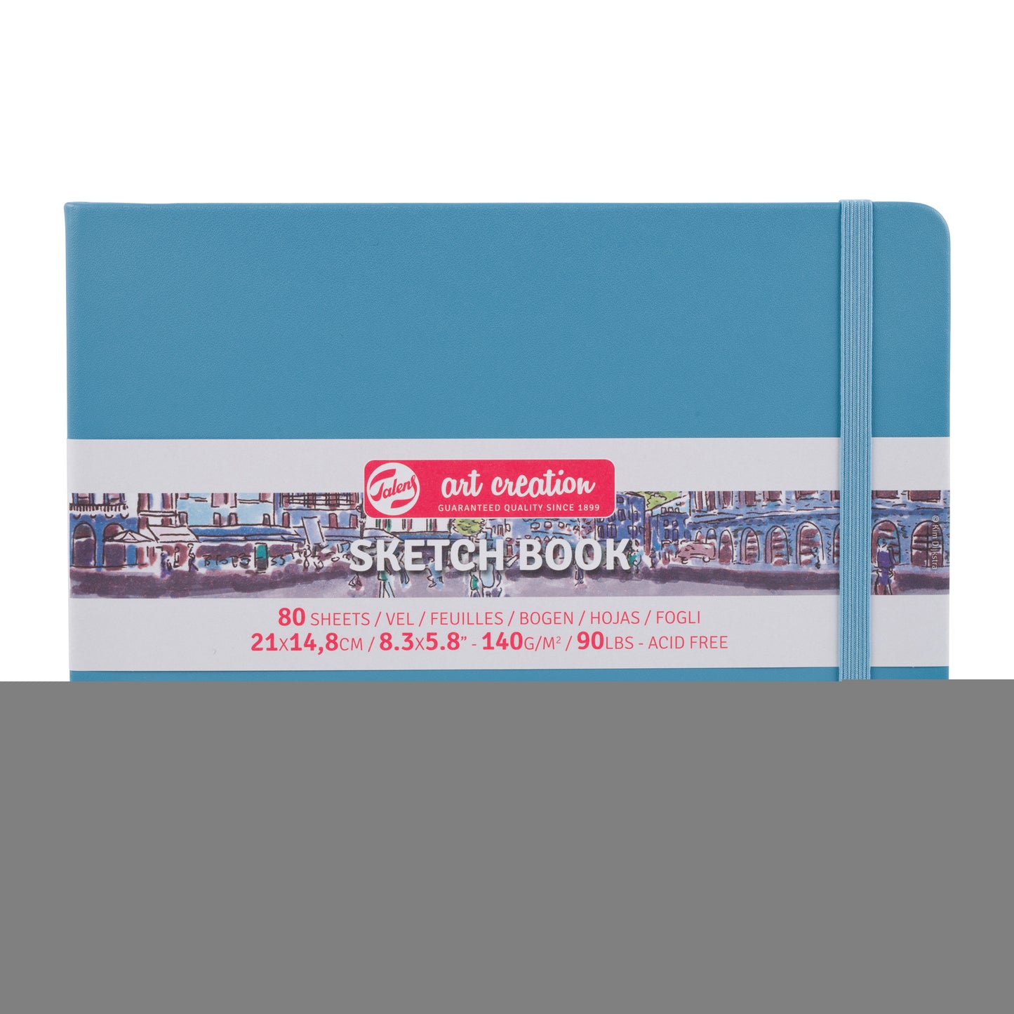 Talens Art Creation - Carnet de croquis Art Creation 80 feuilles blanches 140gr 210x150mm bleu