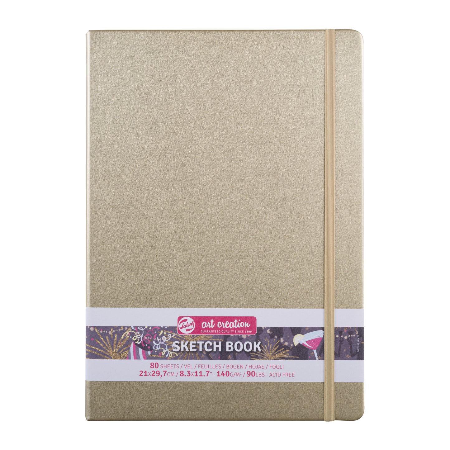 Talens Art Creation -  Schetsboek art creation 210x300mm witgoud | 5 stuks