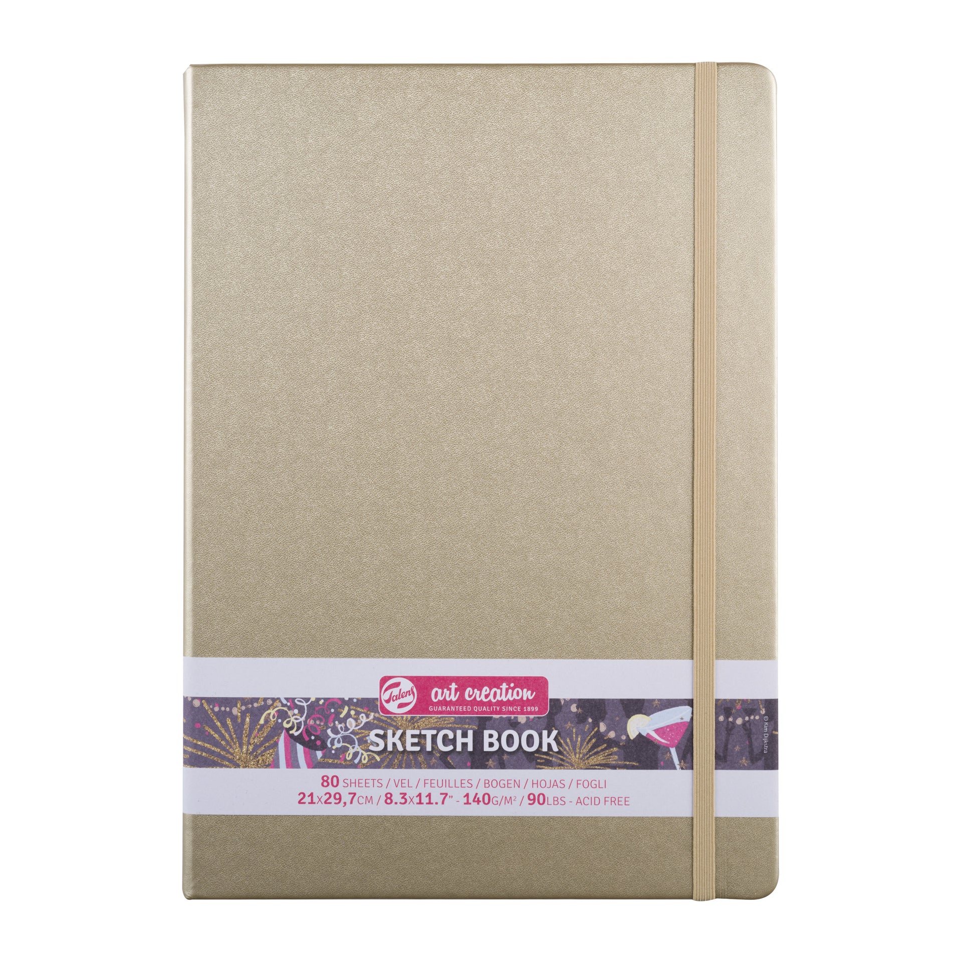 Talens Art Creation -  Schetsboek art creation 210x300mm witgoud | 5 stuks
