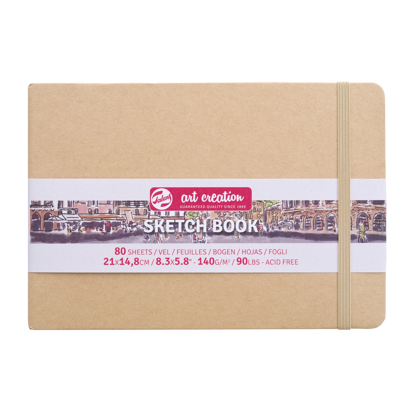 Talens Art Creation -  Schetsboek art creation 210x150mm kraft | 5 stuks