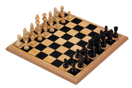 Longfield Games - Jeu d'échecs en bois 30x30cm