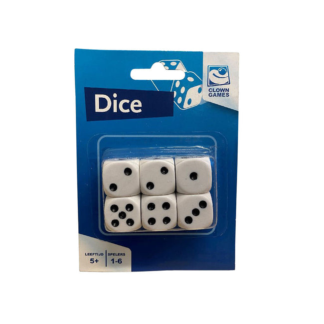Clown - Dice Games blister de 6 pièces