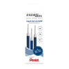 Pentel - Recharge pour graveur gel LR7 Energel bleu moyen, lot de 3 pièces
