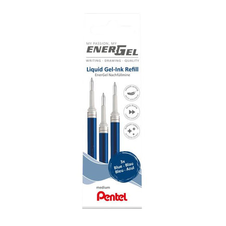 Pentel -  Gelschrijvervulling  lr7 energel m 3st blauw | 12 stuks